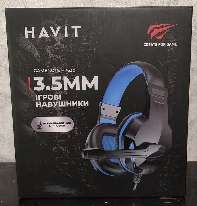Геймерские наушники Havit с микрофоном