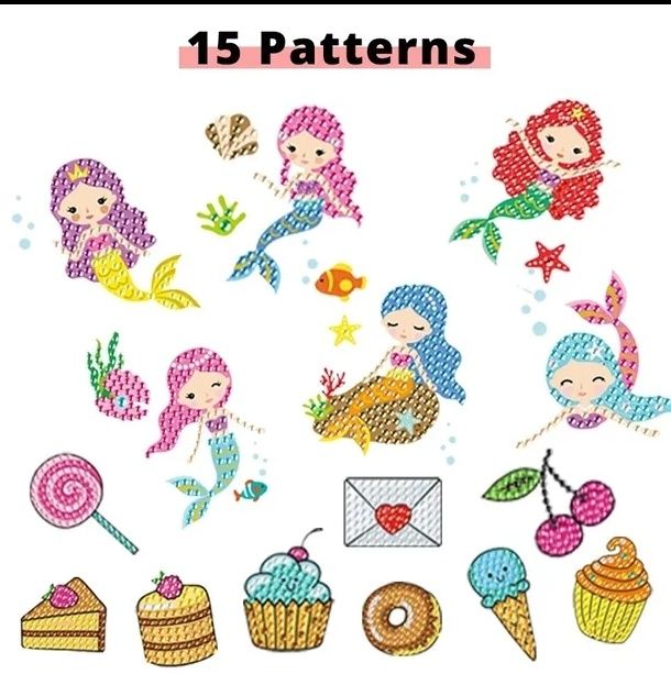 Алмазна мозаїка вишивка для дітей