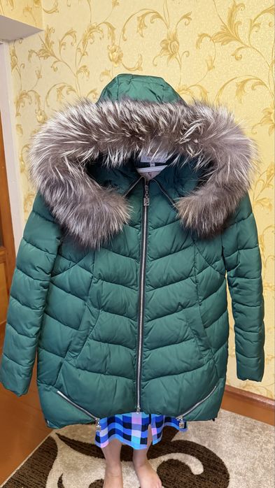 Куртка зимова 48 розмір (XL) тепла з капюшоном