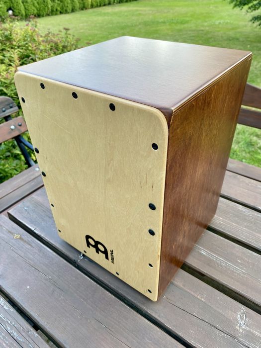 Meinl cajon+pokrowiec, tamburyn, shaker