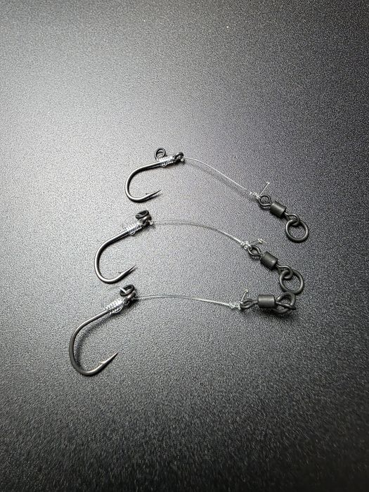 6 x przypony karpiowe Chod Rig #6 kółeczko pod baitfloss