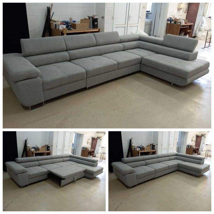 NEAPOL L maxi - ruchome zagłówki , funkcja spania, pojemnik na pościel