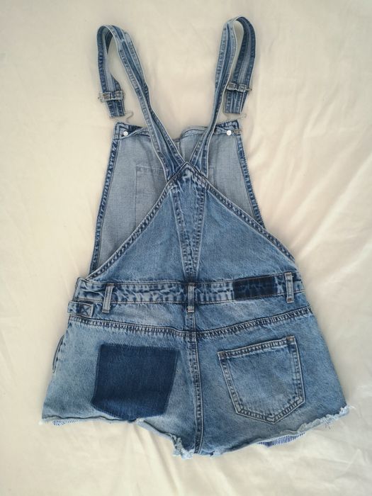 Spodenki na szelkach ogrodniczki