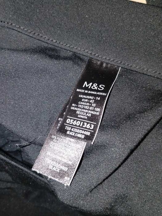 Getry Damskie Szerokie Spodnie Modne M&S Nowe 42