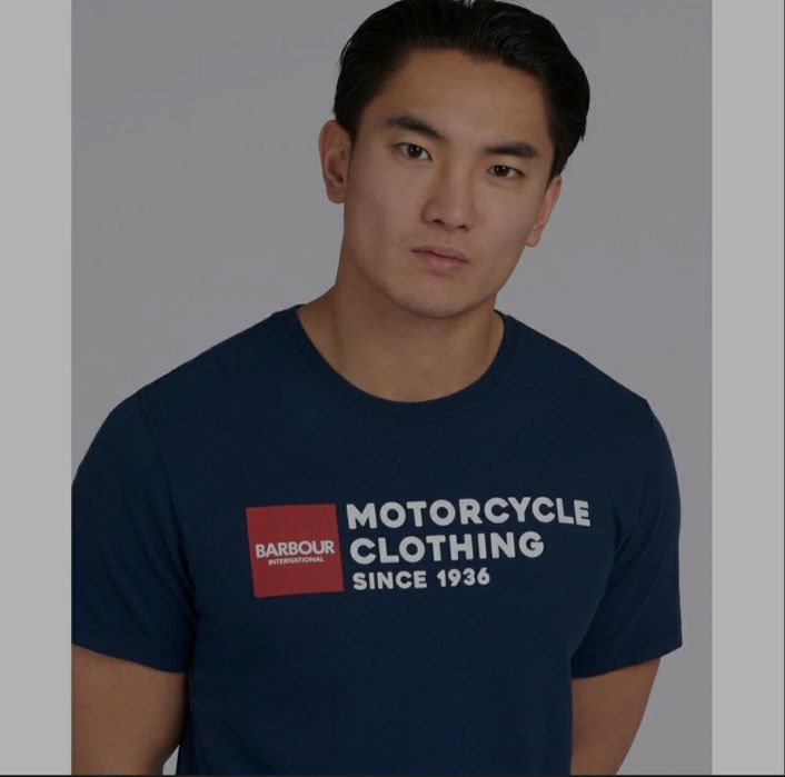 Barbour футьолка синя