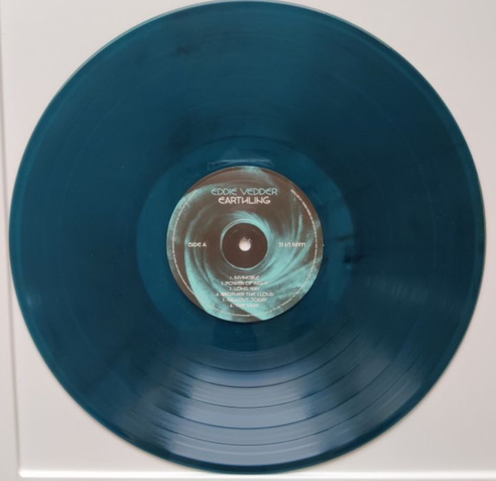 Eddie Vedder (Pearl Jam) - Earthling LP Blue Black Translucent Marble