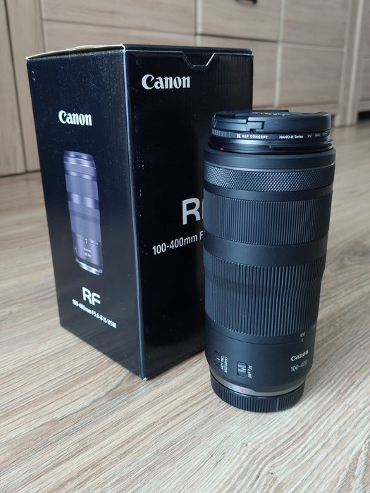 Canon RF 100-400mm f/5.6-8 IS USM + filtr UV K&F
