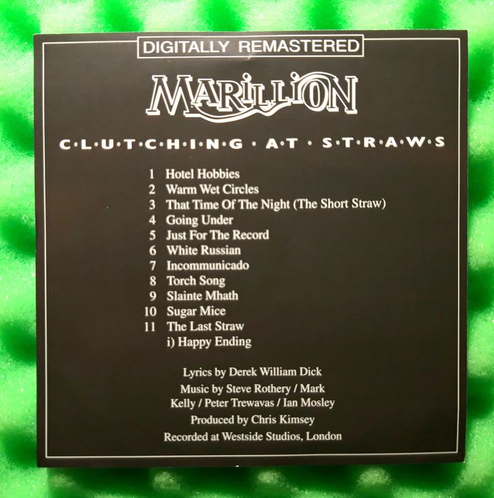 Marillion – Clutching At Straws (CD, 2000)