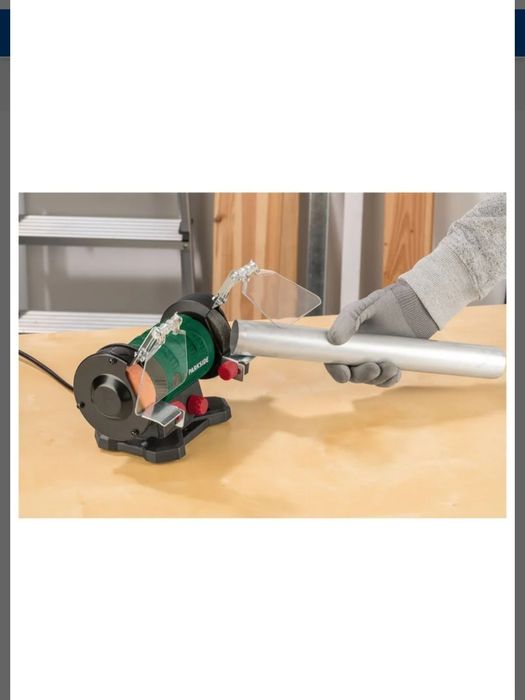 Esmerilhador duplo com eixo flexível parkside