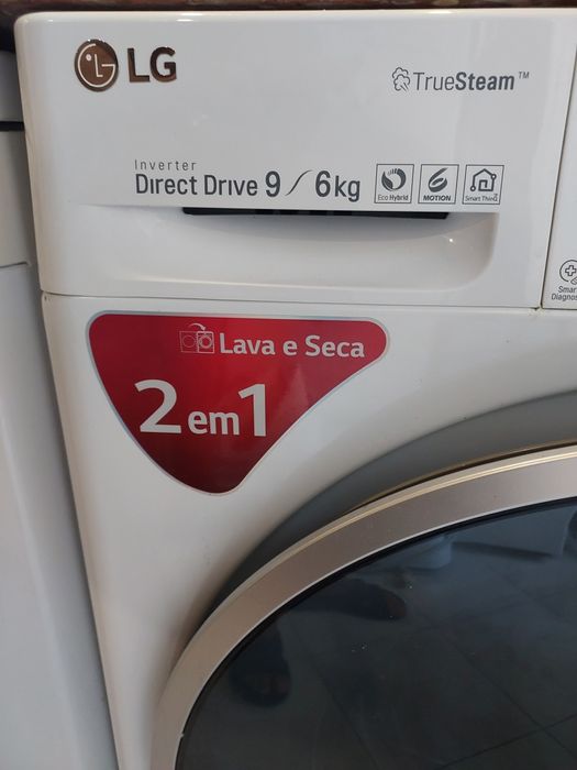 Máquina de lavar e secar