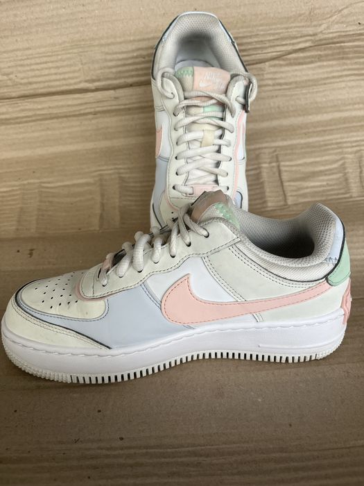 Nike Air Force 1 Shadow CI0919-117 кросівки жіночі шкіряні спортивні на платформі Оригінал 38р/24 см
