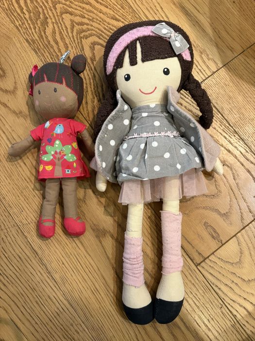 Lalki szmacianki Dolls Gallery + mniejsza lalka