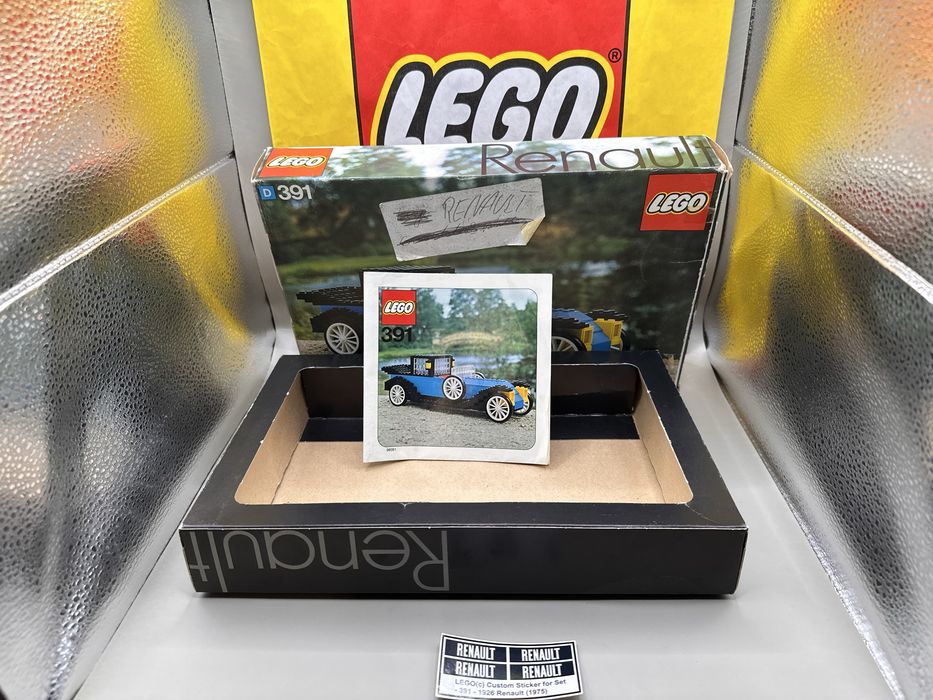 Lego 391 Renault 100% kompletny pudełko + i strukcja  Unikat