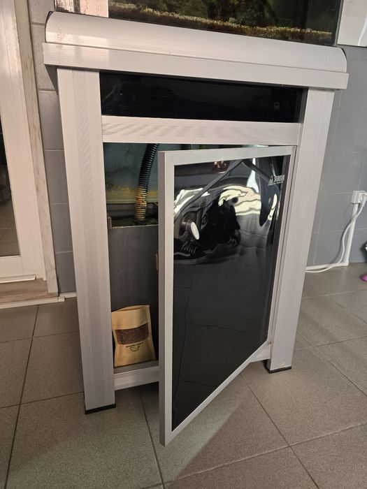 Aquario Cubo com sump Sunsun em alumínio/PVC Agua Salgada/Agua doce