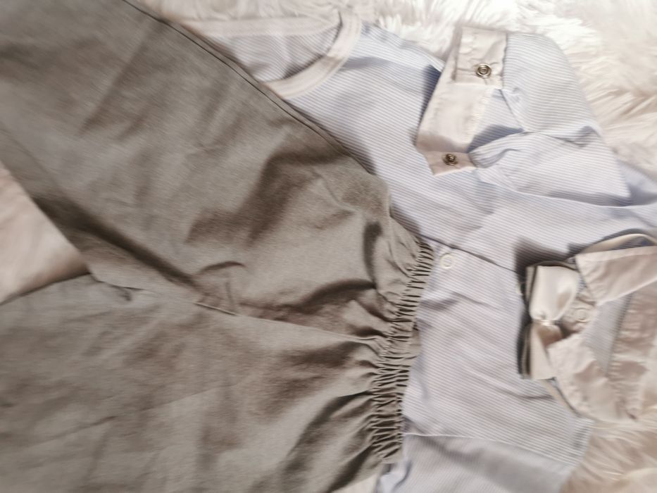 Elegancki strój dls chłopca 62 mucha