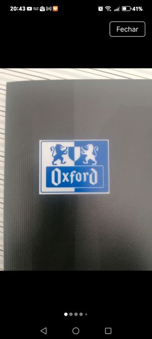 Caderno novo Oxford A4 pautado