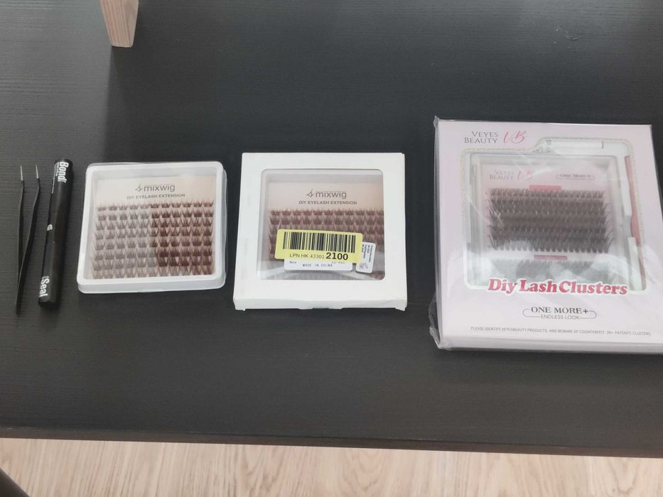 kit de 456 pestanas postiças + utensílios