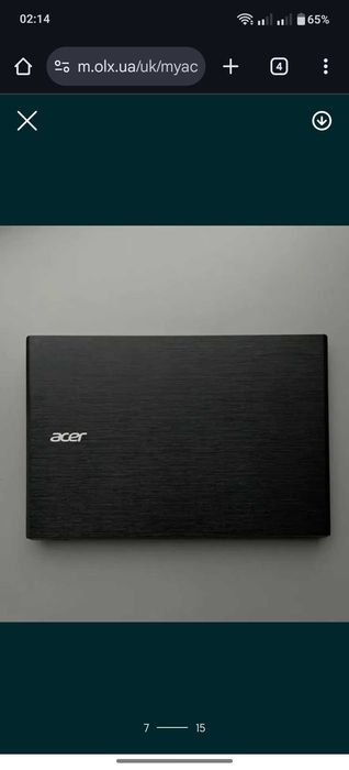 Продам ноутбук aser