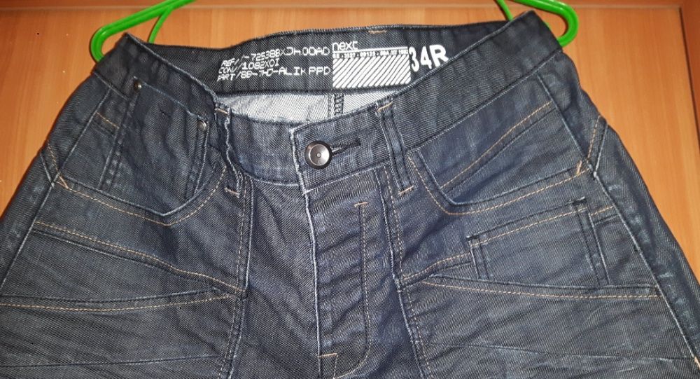 Spodnie Next - pas 88 cm - rozmiar 34 - stan bd