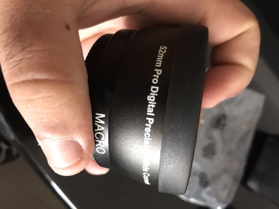 Lente macro 52mm + Tapa sol Cannon