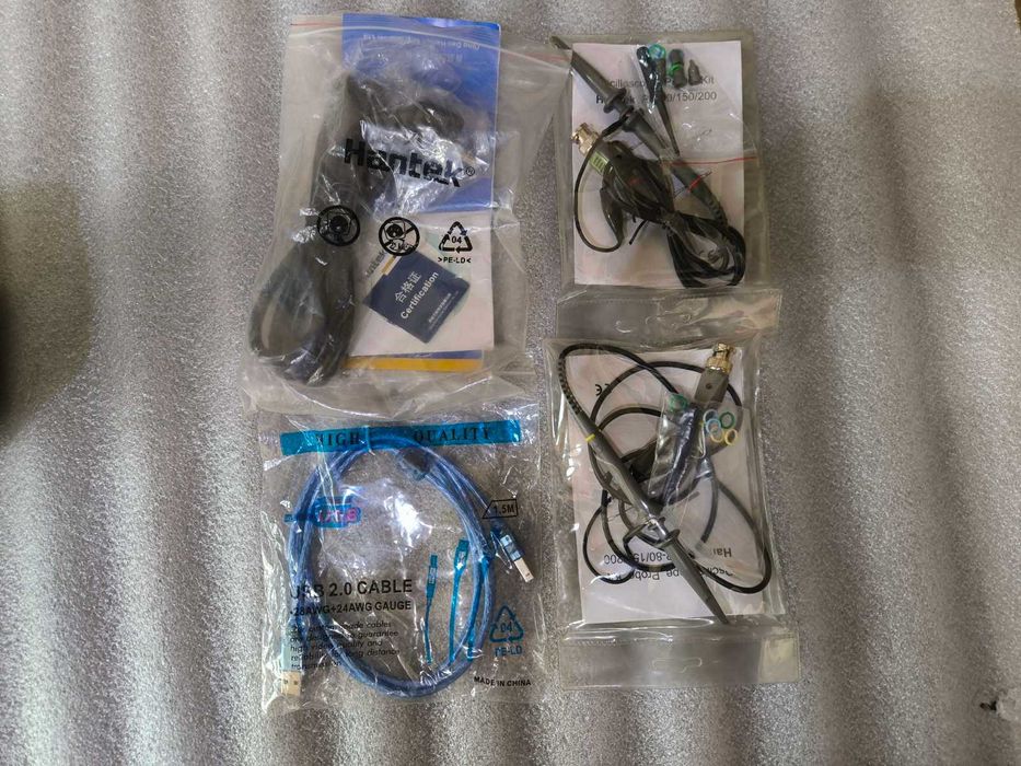 Осциллограф Hantek DSO5102P, 100 МГц, 2 канала, 1 Гвыб/с.