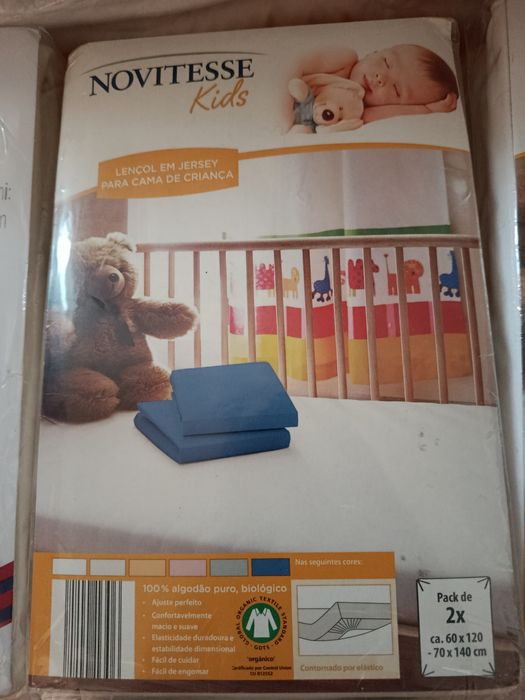 Lençóis capa para bebé ou criança