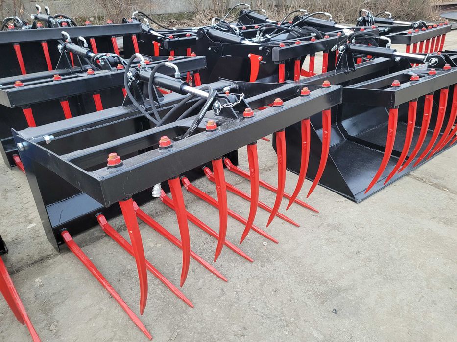 Krokodyl do obornika do tura ciągnika od 1.2m do 2.2m Łyżko-korokodyl