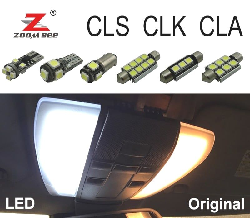 KIT COMPLETO DE 26 LÂMPADAS LED INTERIOR MERCEDES CLASE S W221 S250 S280 S300 S320 S350 S400 S420 S450 06-13