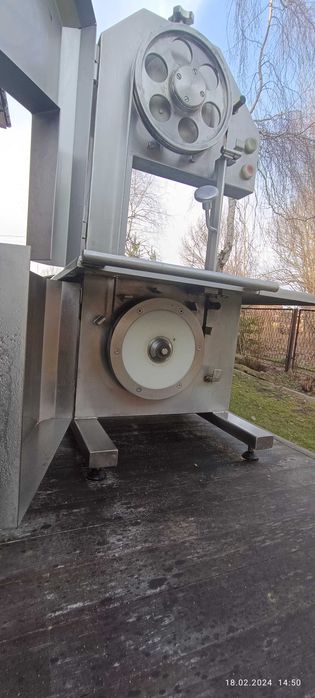 Piła taśmowa do mięsa ,kości  INOX 240V.