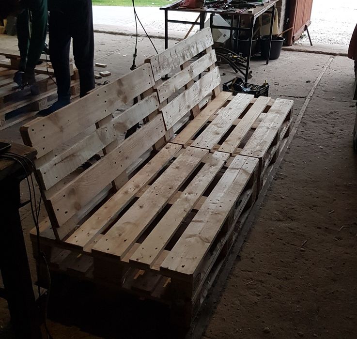 Meble ogrodowe z palet komplet!