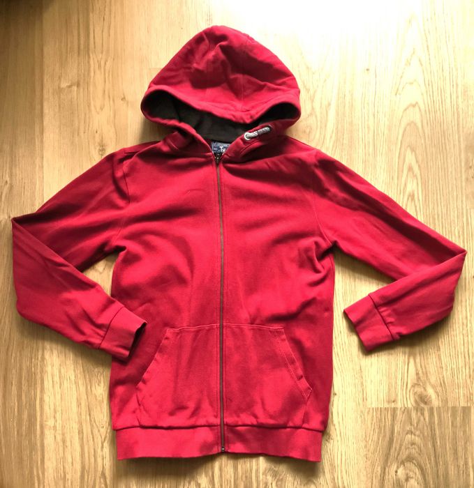 Bluza Tu czerwona rozpinana, rozmiar 146