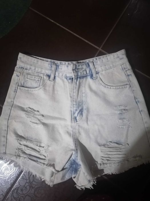 Женские шорты джинсовые