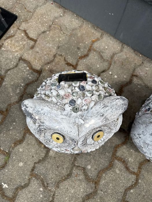 Sowa z baterią solarną 2 sztuki