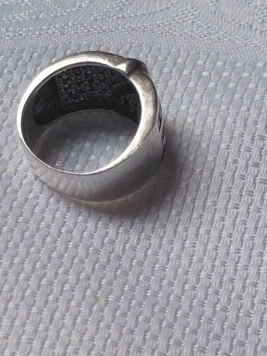 Pierścionek obrączka cyrkonie srebro 925