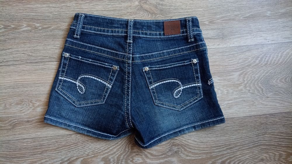 Spodenki 134 jeansowe dziewczęce
