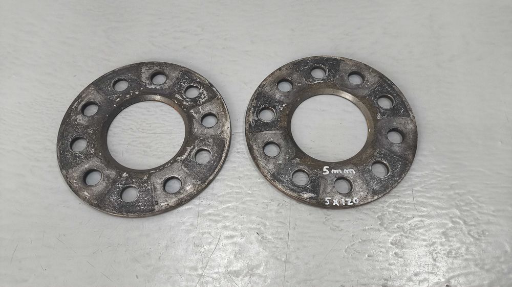 Espaçadores de Roda 5 mm BMW Furação 5x120 (Par)