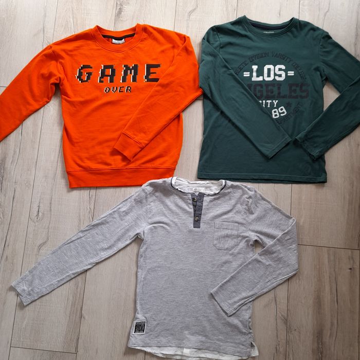 Bluzy bluzki z dlugim rękawem 134, 140, 146, 152 chlopiece