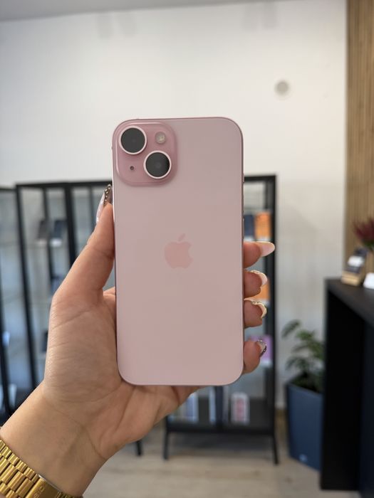 Telefon iPhone 15 128GB Różowy Apple Gwarancja iTrade