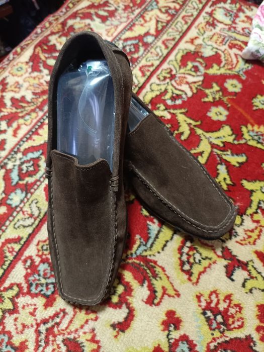 Замшевые мужские мокасины