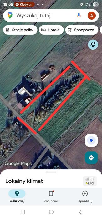 Działka Mięcierzyn gmina Rogowo