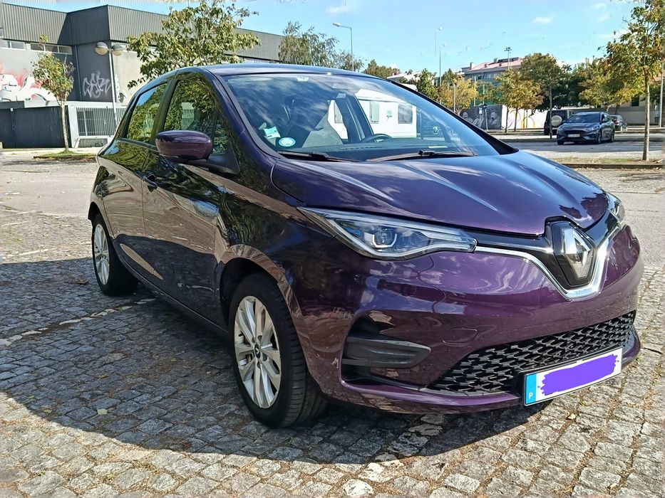 Renault Zoe roxo (Baterias próprias)
