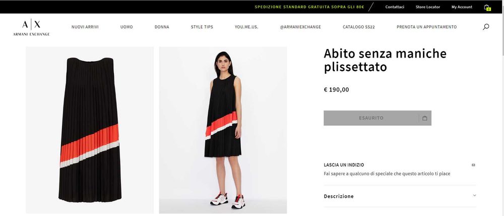 Платье Armani Exchange,p 38