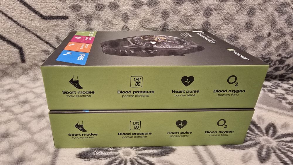 Nowy Smartwatch Tracer SM8V Onyx . Cena za jeden Smartwatch