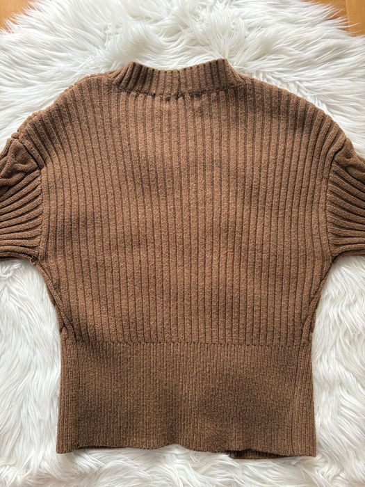 Damski Sweter kardigan Bershka S brąz