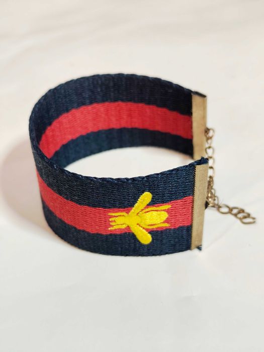 Браслет из репсовой ткани