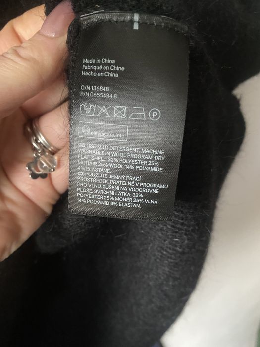 Светр ,свитер H&M premium selection мохер L