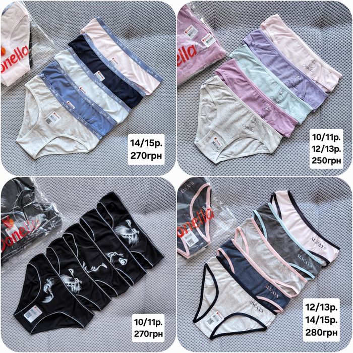 Трусики 28 моделей Donella 10-15р Туреччина труси сліпи, трусы донелла