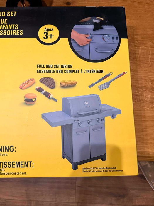 Grill zabawkowy Char-Broil BBQ Set dla dzieci