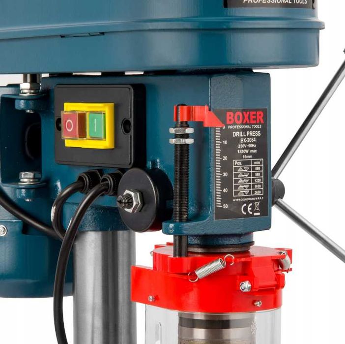 Nowa WIERTARKA KOLUMNOWA Stołowa Słupowa 1850W + Imadło (PROMOCJA)