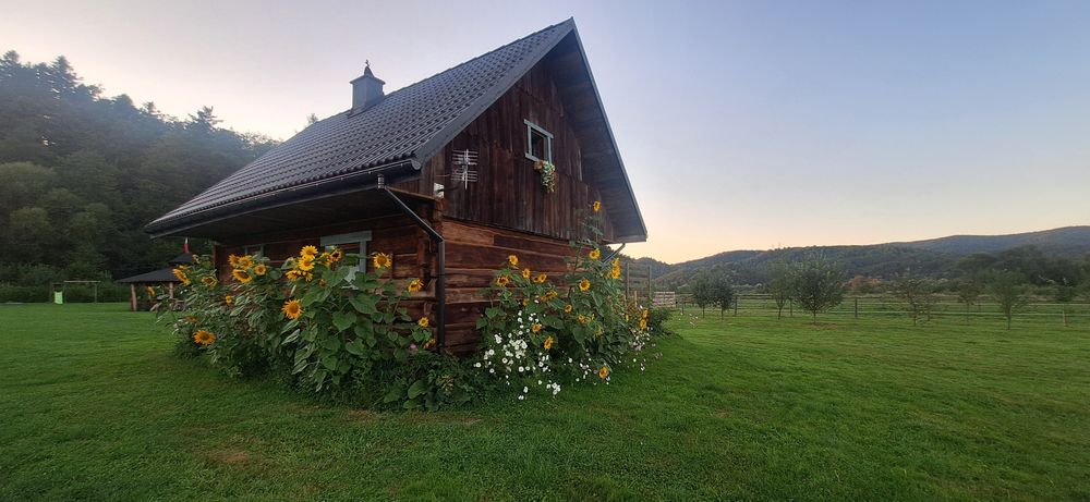 Drewniany domek na odludziu  Domki z Bali Ciche Marzenie Bieszczady
